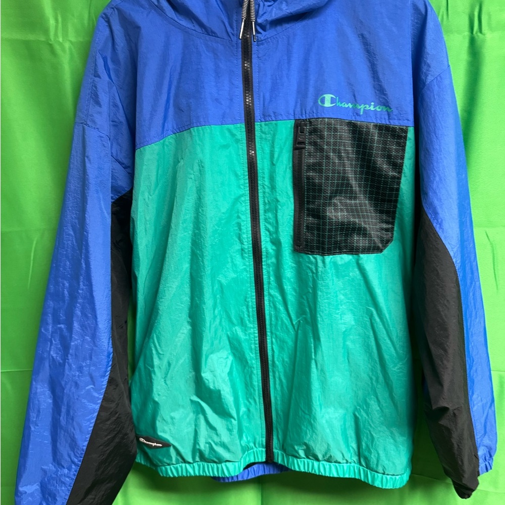 Champion Kids Raincoat in Blue and Teal